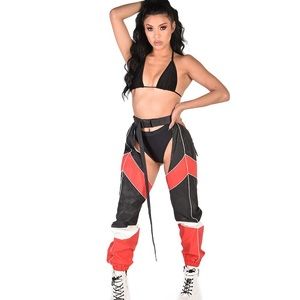 ♥️Reflective IHeartRaves Chaps♥️